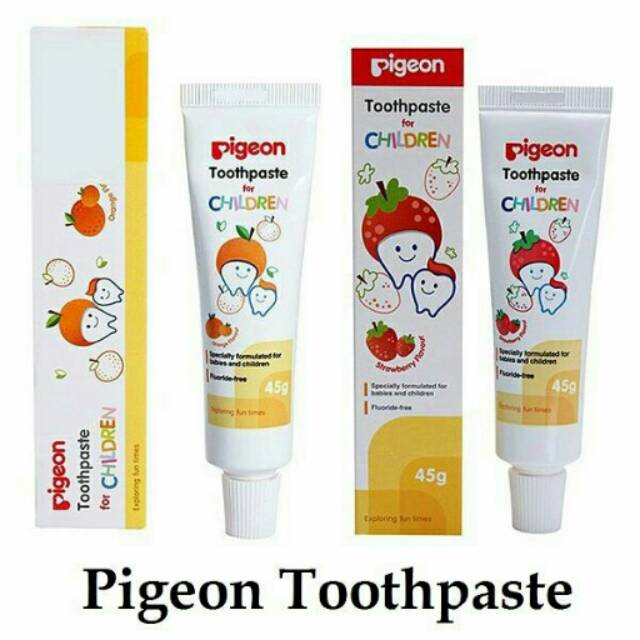 ♥BabyYank♥ PASTA GIGI PIGEON / TOOTHPASTE PIGEON ORANGE STRAWBERRY / ODOL BAYI ODOL ANAK