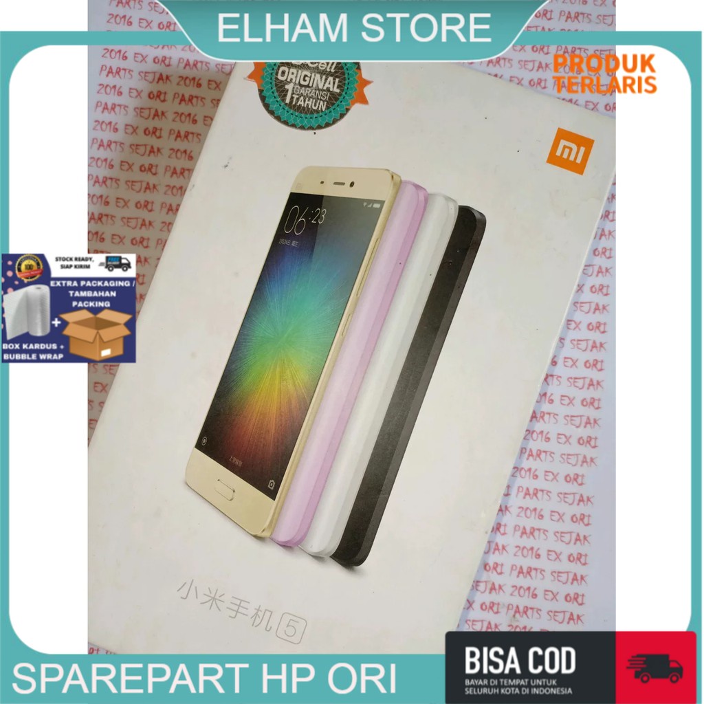 

BOX DUSBUK WADAH TEMPAT KARDUS XIAOMI Mi5 NON PRO PRIME KOMPATIBEL ASLI BAWAAN