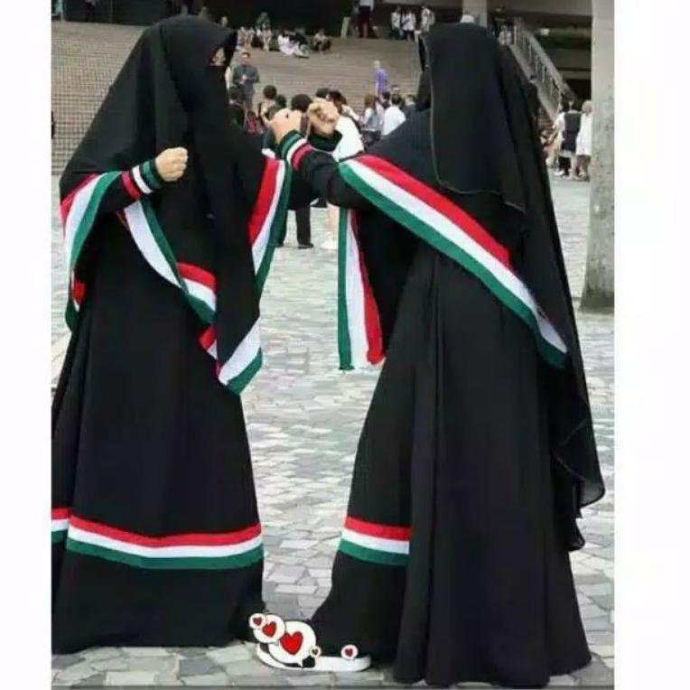 [KODE SPMVU] PROMO GAMIS SET PALESTINA + KHIMAR+CADAR