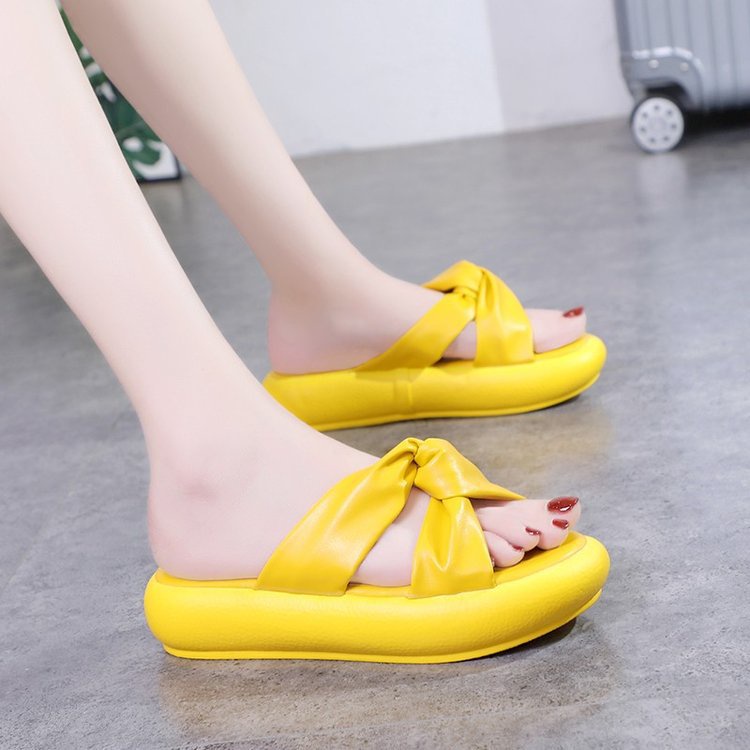 FD Sendal Fashion Korea Kekinian Wanita Cantik Sandal Slip On Cewek Import Terbaru DI-048