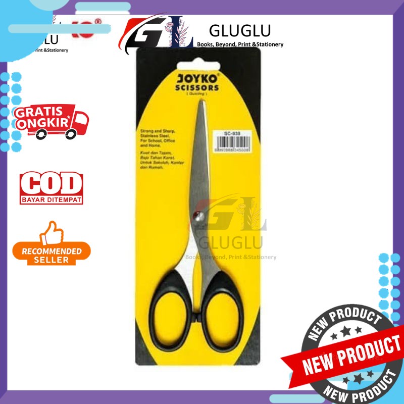 

Gunting Sedang Merk JOYKO SC-838 SATUAN
