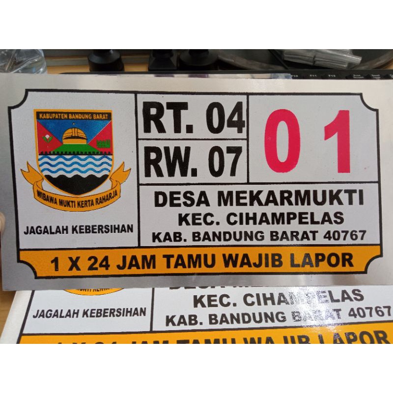PLAT RUMAH, PLAT NOMOR RUMAH, DEKORASI RUMAH CUSTOM