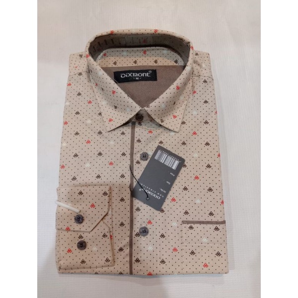 Kemeja Pria Panjang Lengan Katun Dixmont