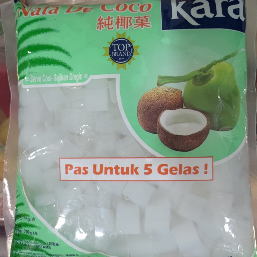 

Kara Nata De Coco potongan kotak 1 kg