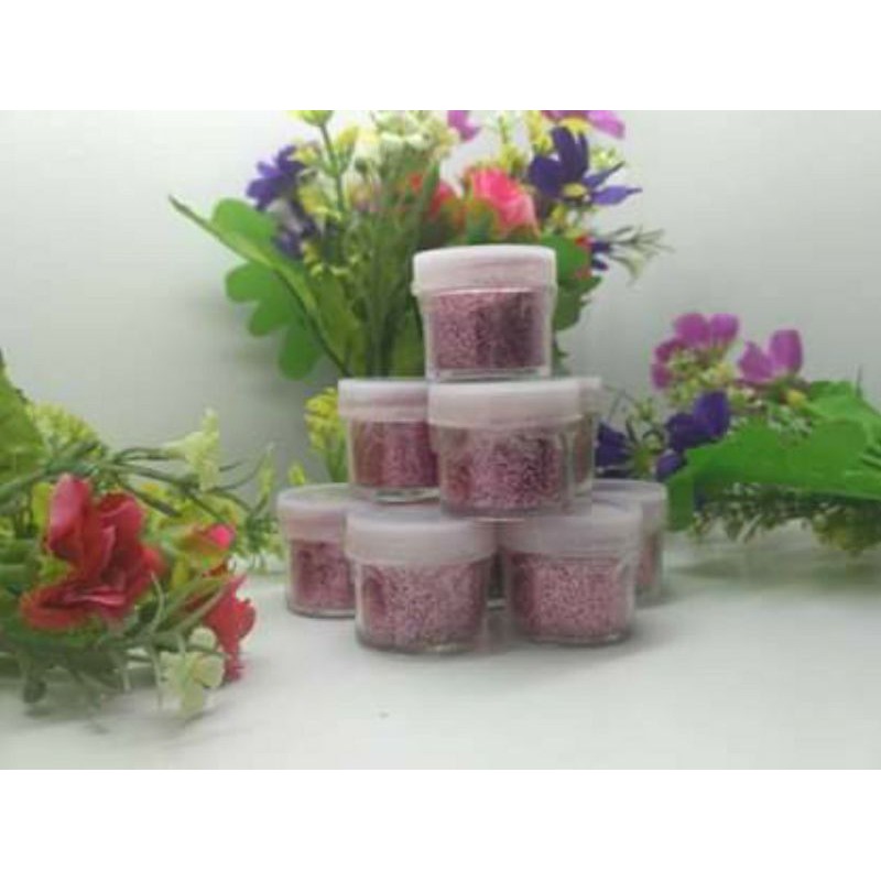 

gliter bubuk pink
