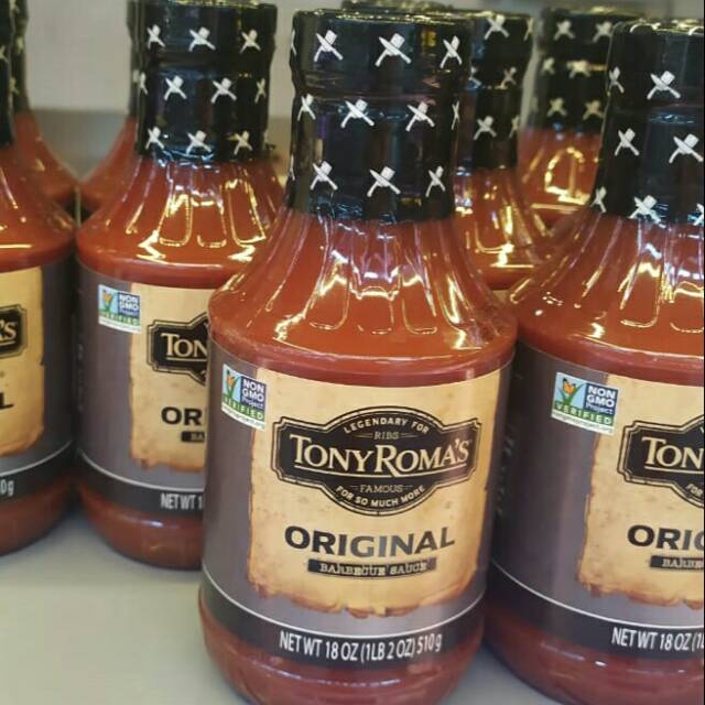 

Tony romas original bbq sauce 510gr