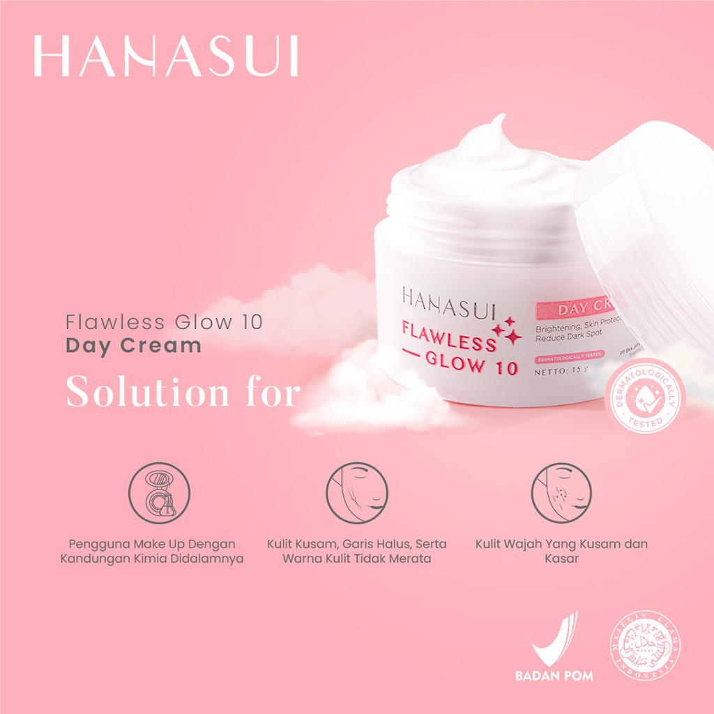 ✨ AKU MURAH ✨Hanasui Flawless Glow 10 Day Cream