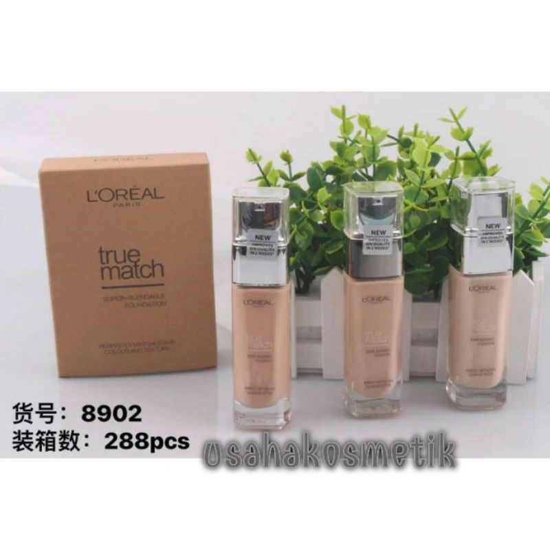 FOUNDATION LO'REAL / ALAS BEDAK LOREAL ECER MURAH NO.8901/8902