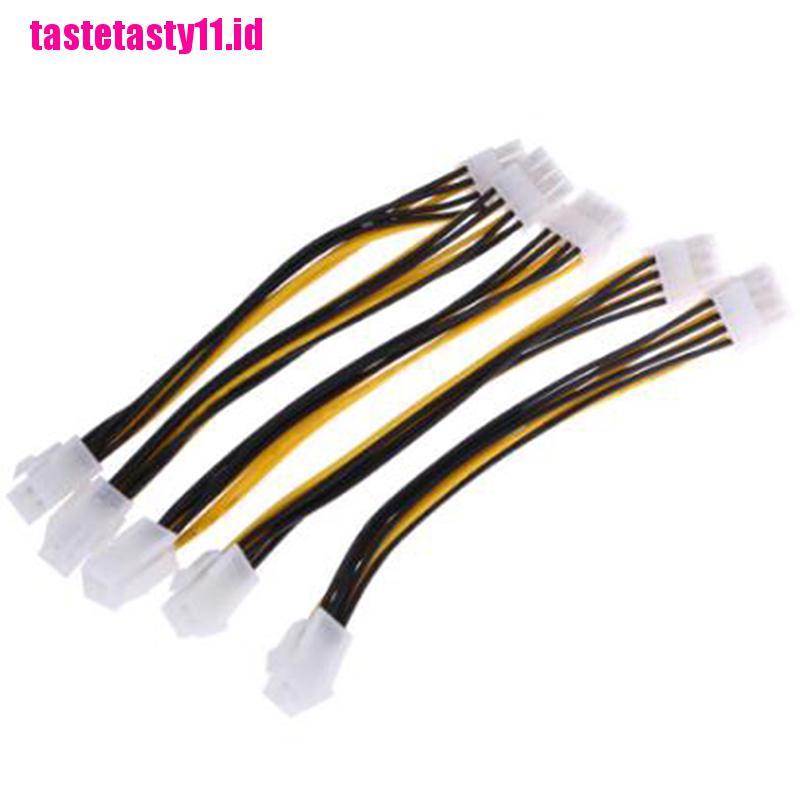 5pcs Kabel Adapter Power CPU ATX 4 Pin Male to 8 Pin Female EPS Untuk Komputer Power