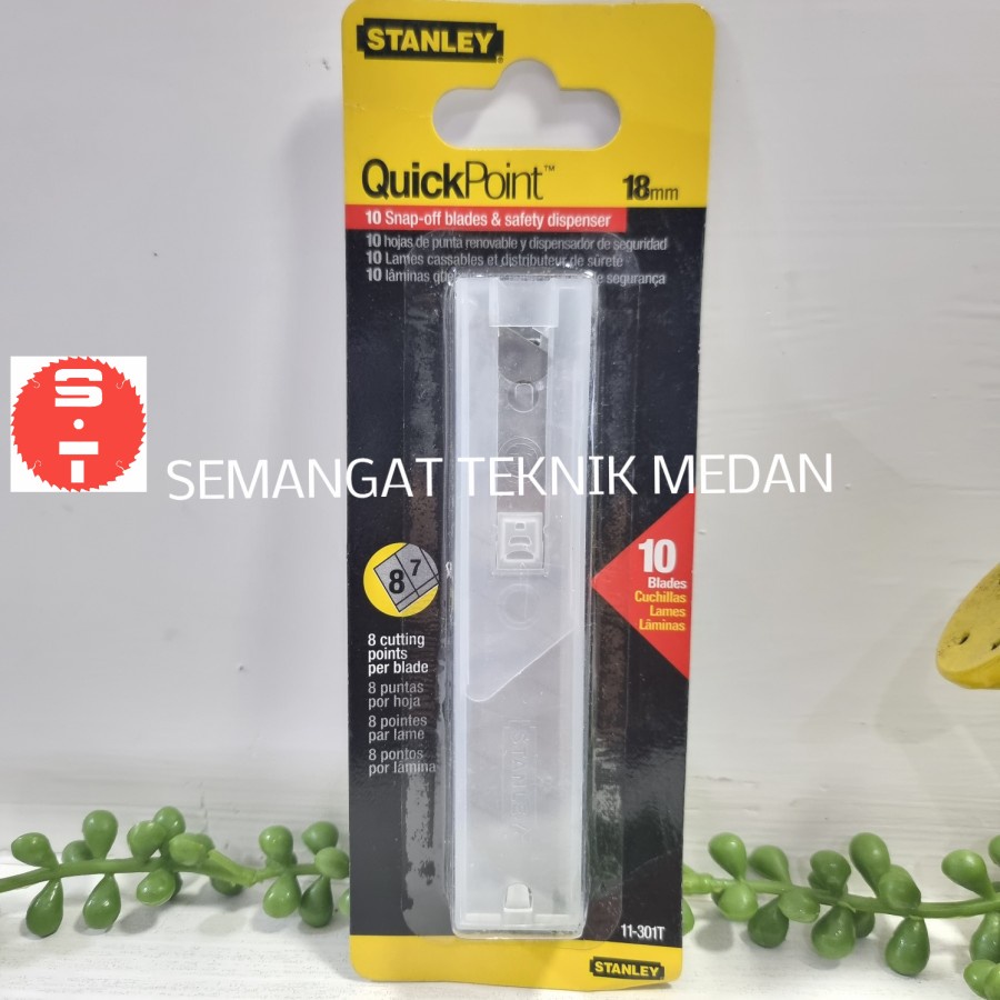 

L150 REFILL ISI ULANG PISAU CUTTER BESAR 18MM 10PCS STANLEY 11-301T-22