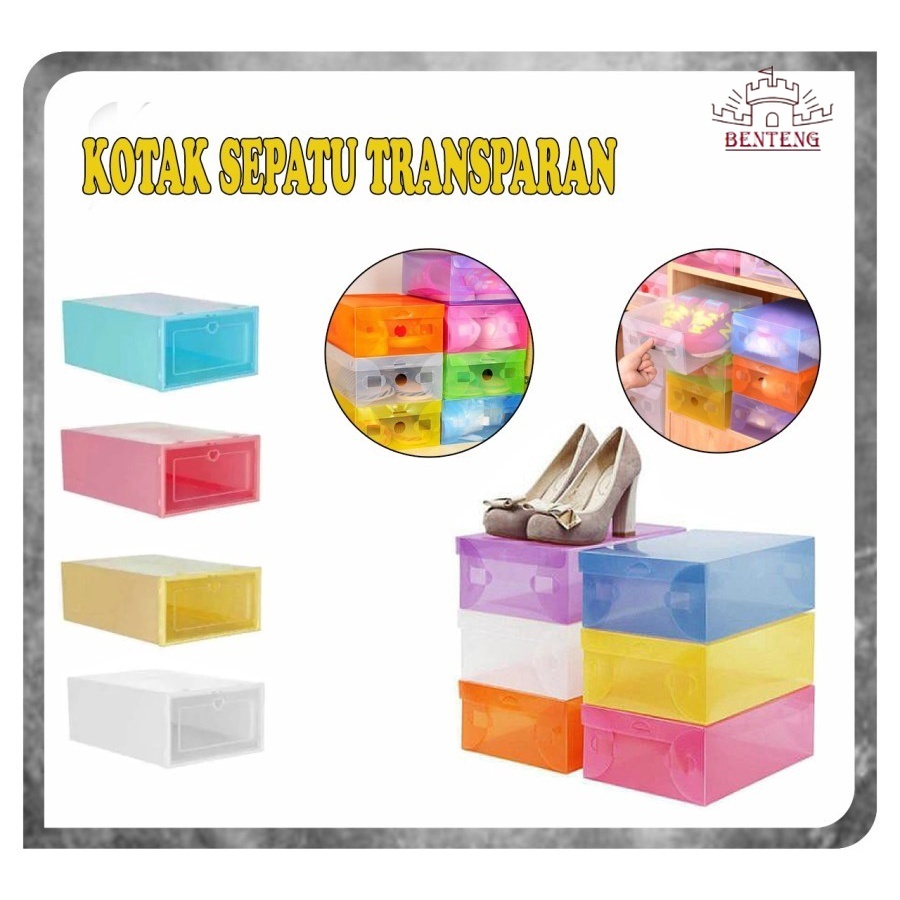 KS12 - Penyimpanan Box Sepatu Serbaguna - Kotak Sepatu