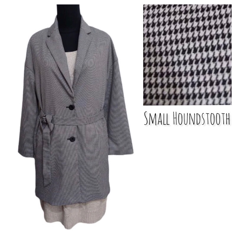 Preloved Coat COMPAGNA Houndstooth