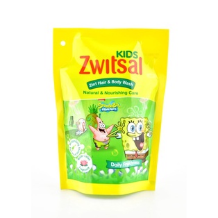 ZWITSAL KIDS 2IN1 GREEN NAT NOUISH 250ML POUCH