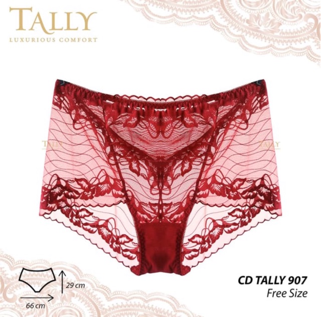 CD | Celana Dalam Lace Bigsize Brukat TALLY 709 bahan Halus dan Transparan