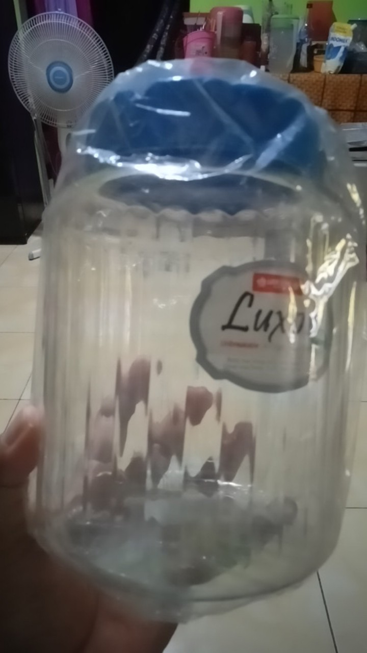 Lion Star - Luxor Roundy Candy Jar (toples Plastik Murah 1500ml) - Pp-12