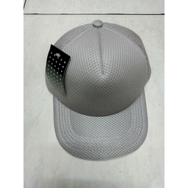 COD Topi DM Jala Polos / Topi Full Jaring Double Mess Polos / topi double mesh / topi militer / topi Satpam DM polos