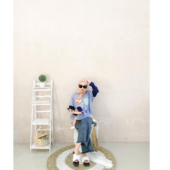 Menarik.. TUKUBUU - Kaos Busui corblue/family set