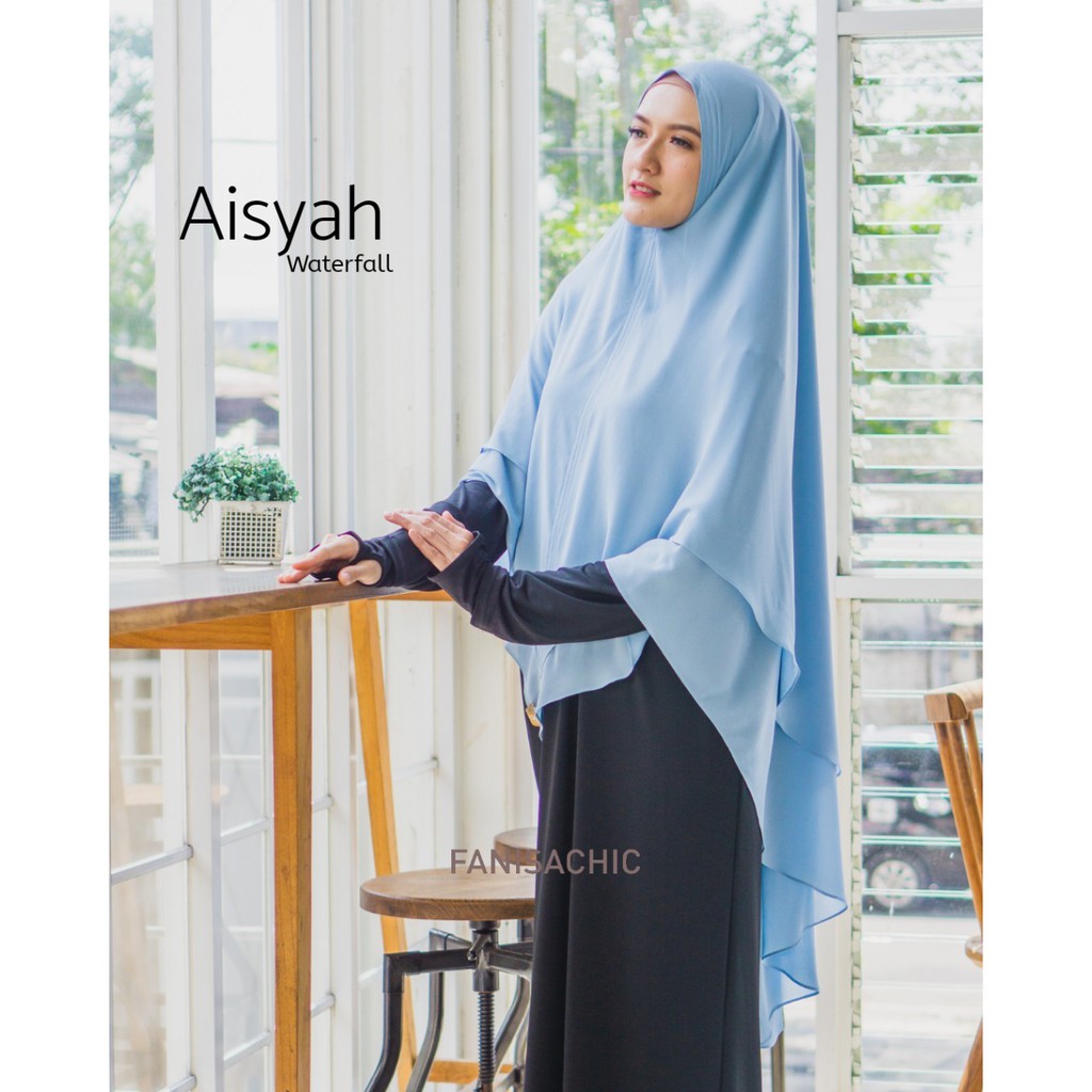 KHIMAR AISYAH Fanisachic JILBAB SYAR'I - NEW SERIES 2020 - Jilbab Polos fanisa chic