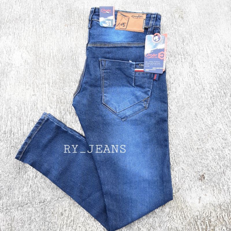 Celana jeans pria cmj celana panjang pria jeans pensil