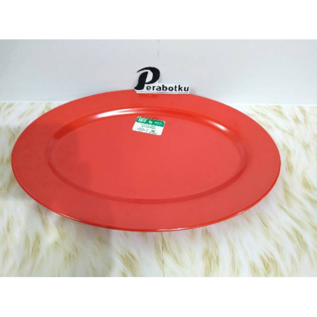 ONYX Piring Oval 12inch / Piring Oval Melamin