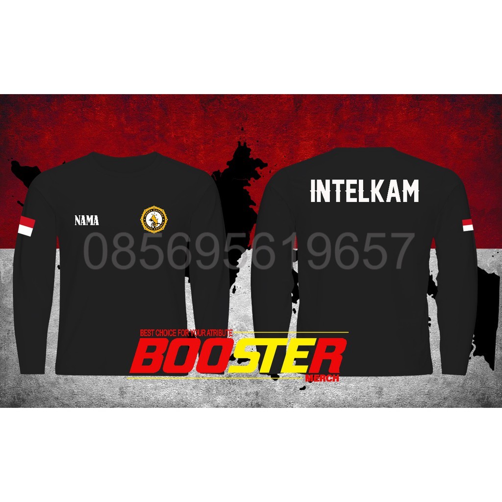 Tshirt Kaos lengan panjang INTELKAM Terbaru original