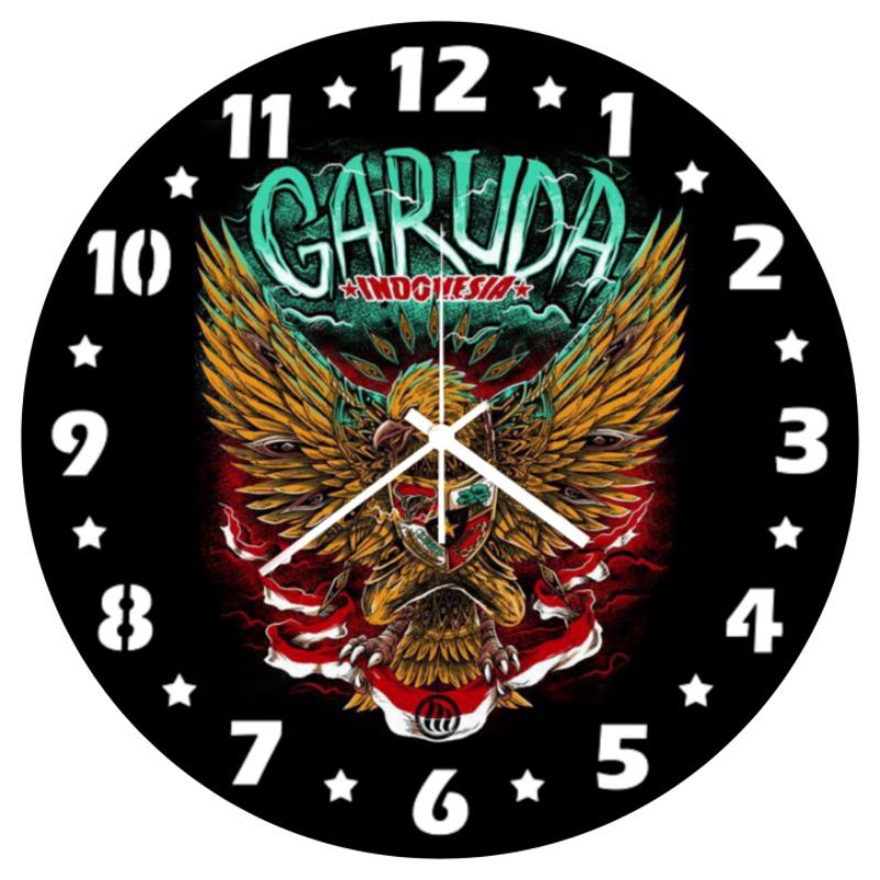 jam dinding garuda indonesia.