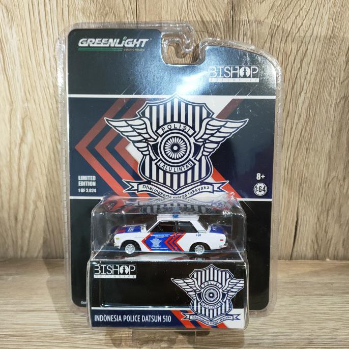 maddox - Greenlight Datsun 510 Mobil Polisi Indonesia PJR Diecast