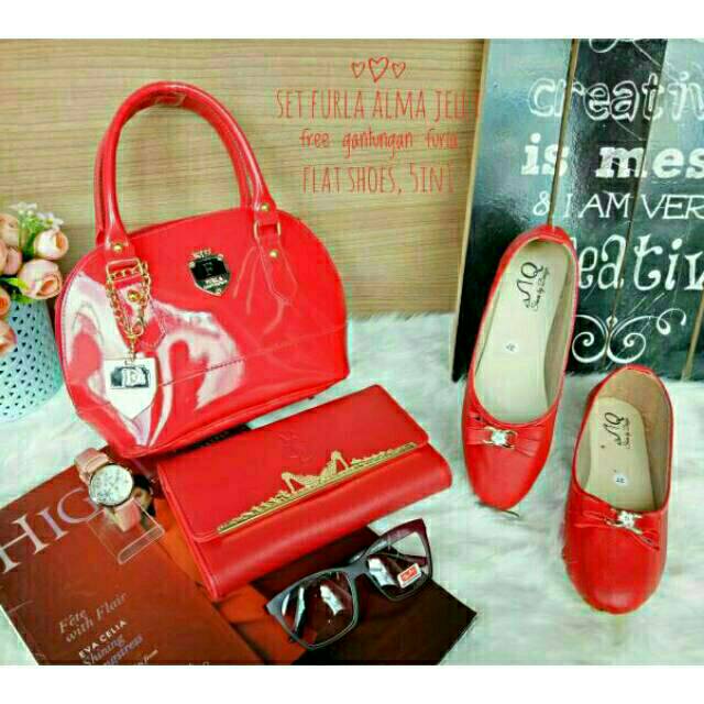 SET FURLA JELLY // TAS PAKET FURLA JELLY // TAS PAKETAN MURAH