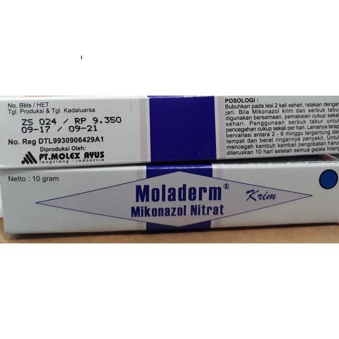 Moladerm cr 10 gr / salep anti jamur