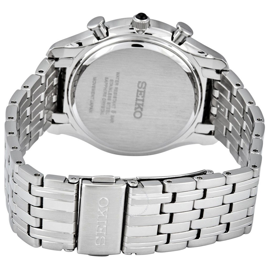 Seiko Quartz SPC251P1 Perpetual Sapphire Silver - Jam Tangan Pria SPC251