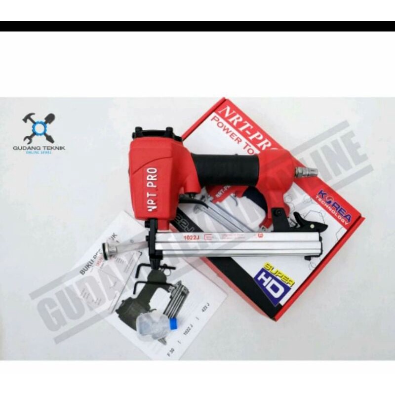 

Staples Tembak NRT Pro 1022J / Mesin Stapler Tembak NRT 1022 J Air Nailler | Murah