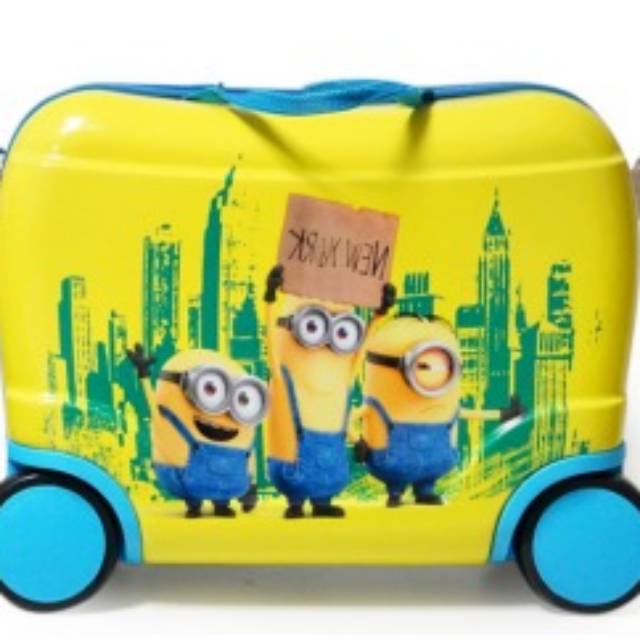 (RK) Tas Koper Travel Trunkie Fiber Minion 4 Roda