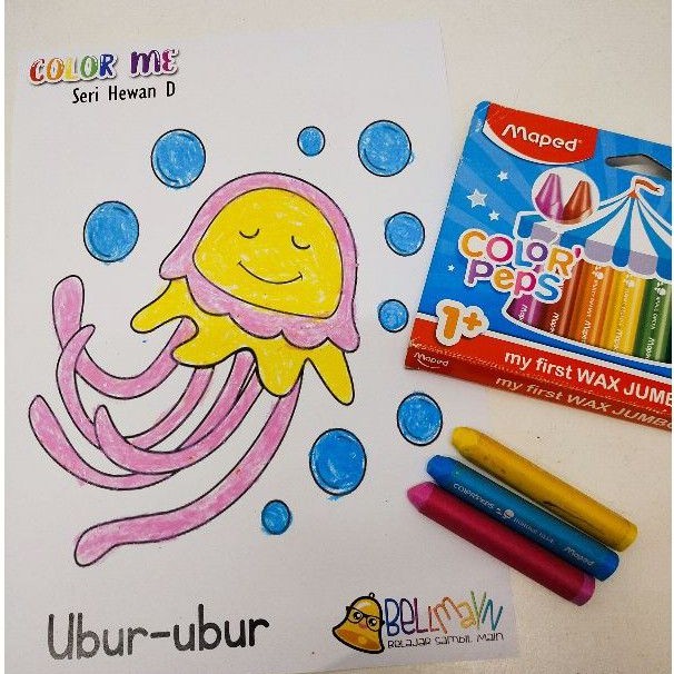 

Maped Color Peps my first wax jumbo crayon