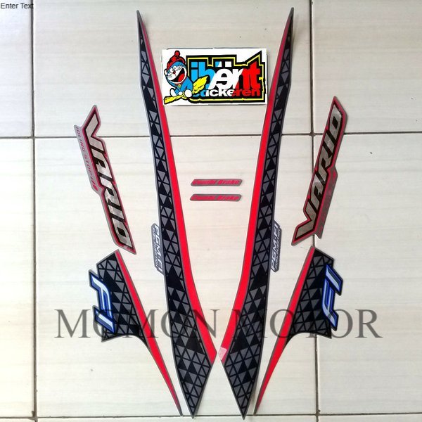 Striping Honda VARIO FI 110 GREY ABU ABU DOFF MATTE  2016 ISS