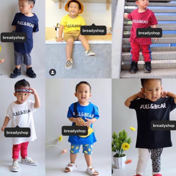☪ BAJU ANAK PULL&BEAR PULL AND BEAR WARNA HITAM PUTIH KUNING BENHUR NAVY | TSHIRT KAOS LUCU TUMBLR T