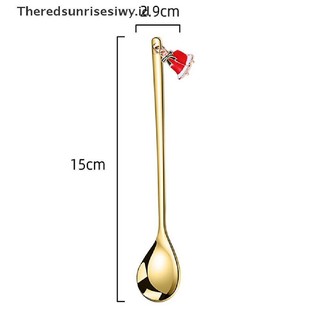 # Alat Rumah Tangga # Set Ornamen Sendok Garpu Desain Merry Christmas Untuk Dekorasi
