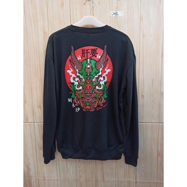 CREWNECK SWEATER SAMURAI MOTIF 2 ready!!