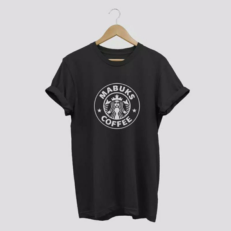 M - XXXXL(6XL) KAOS PRIA MABUKS COFFE STAR.BUCKS BIGSIZE JUMBO COTTON SPORTY