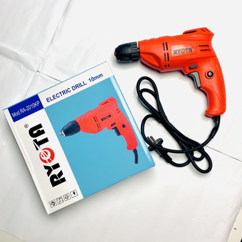 Mesin Bor Listrik 10 mm Kepala Bor Model Cordless Tangan Impact Drill 350 Watt Bkn Maktec