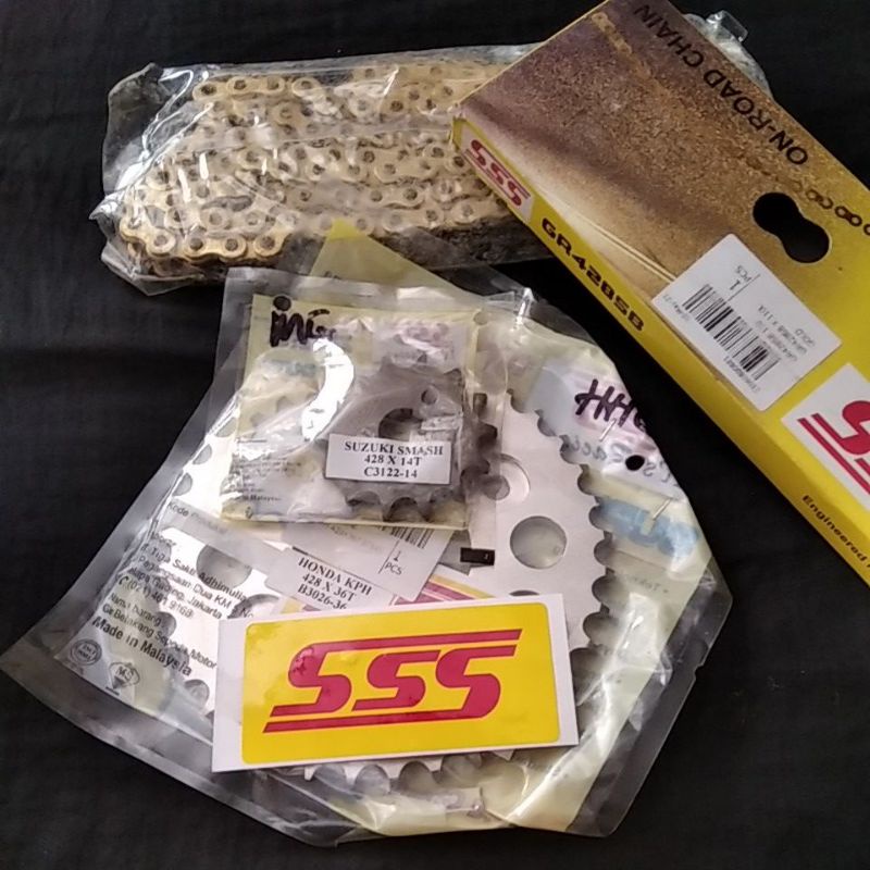 gear gir set sss karisma supra x blade 428 gear gir set sss