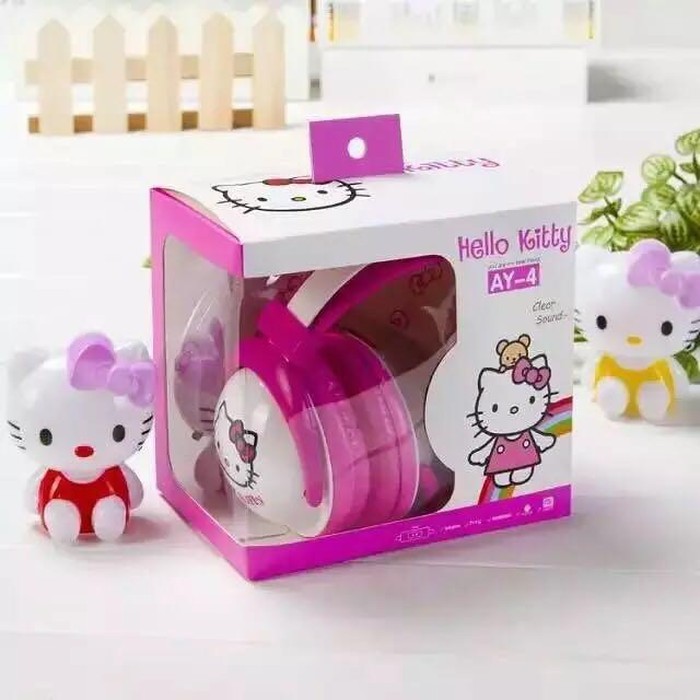 Headphone Bando Karakter HelloKitty Headset Anak Handsfree Murah Headset Unik Headset Bando EarphoneKarakter Headset Anak Handsfree Murah Headset Unik Headset Bando Earphone