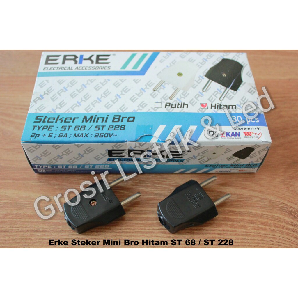 

Erke Stecker Mini Bro Hitam St 68 / St 228 PERPAK