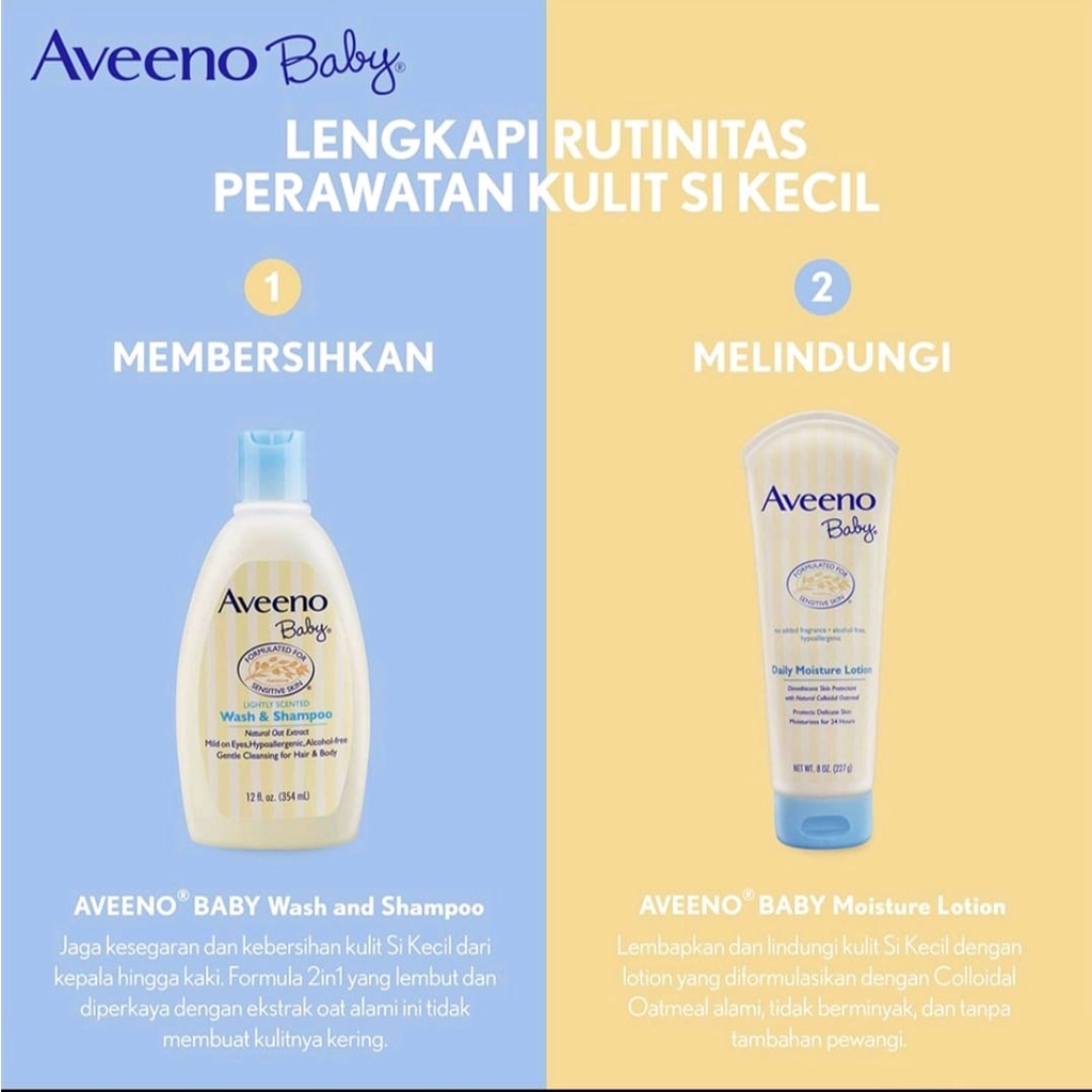 AVEENO BABY DAILY MOISTURE LOTION 8OZ 227G