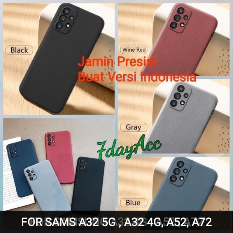 CASE SAMSUNG A52 , A32 5G , A32 4G , A72 SOFTCASE SANDSTONE SILIKON CASE ORIGINAL