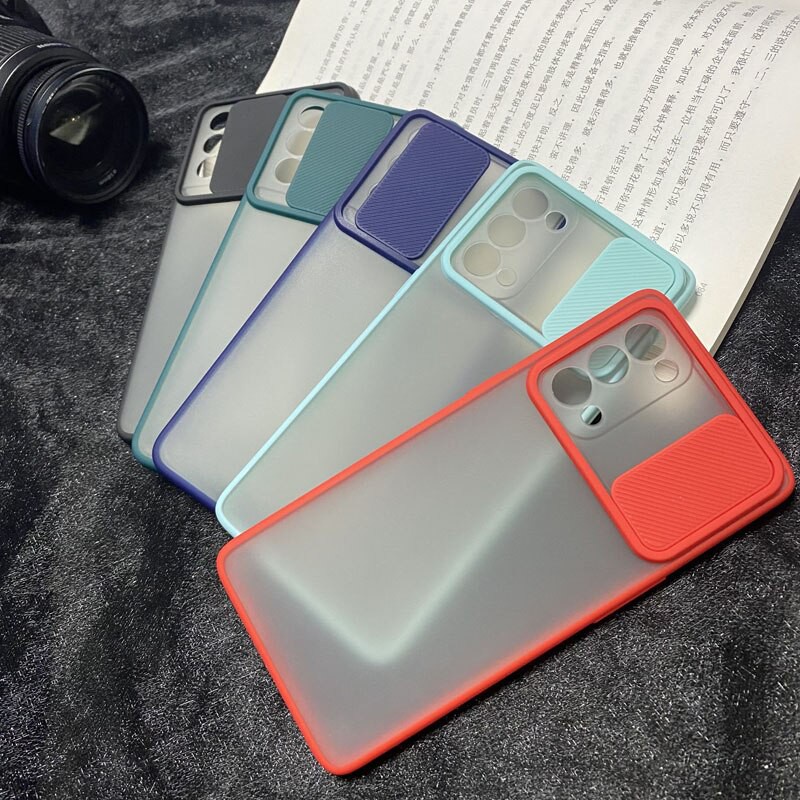 Oppo Reno 4 Case Softcase Slide Camera Protection Case Casing Oppo Reno 4