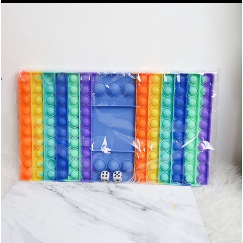 Mainan Pop It Popit Fidget Push Bubble Penghilang Stress Murah-POP IT DADU 30cm