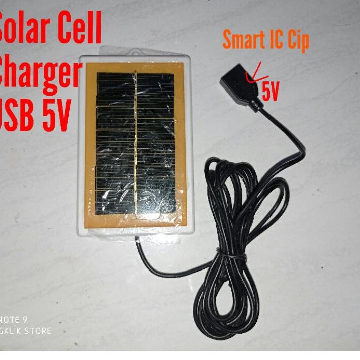 Emergency charger Hp Solar cell mini panel tenaga surya ¿➯ Promo