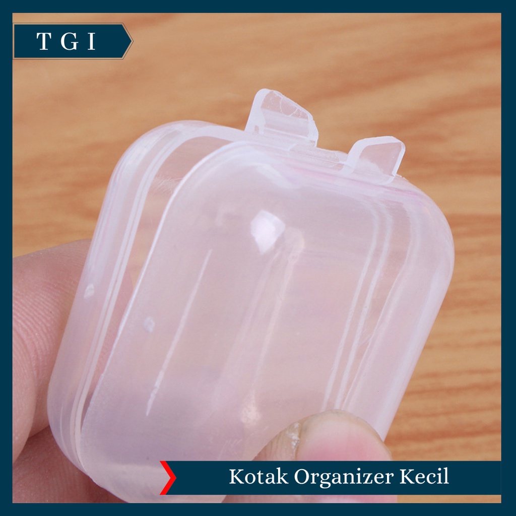 TGI - KOTAK KECIL SIMPAN MEMORY CARD EARPLUG / KOTAK PLASTIK SERBA GUNA / MINI BOX AKSESORIS