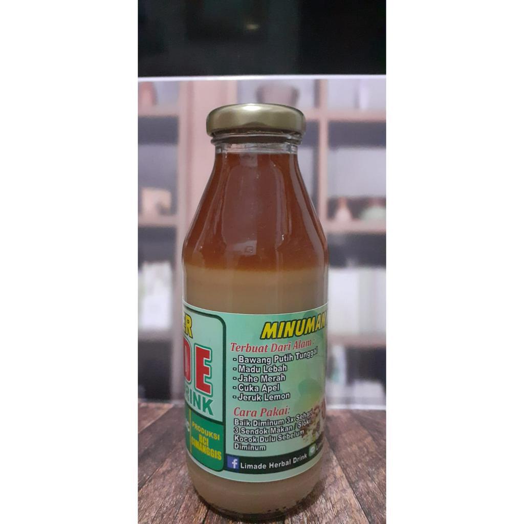 Jus Bawang Putih Tunggal, Jahe Merah, Cuka Apel, Lemon, Madu