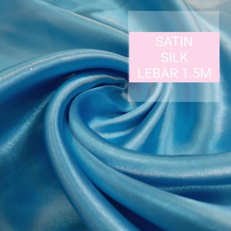 KAIN SATEN SILKY / SATIN SILKY / [ TERMURAH ]